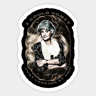 Dorothy Zbornak Golden Girls Sticker